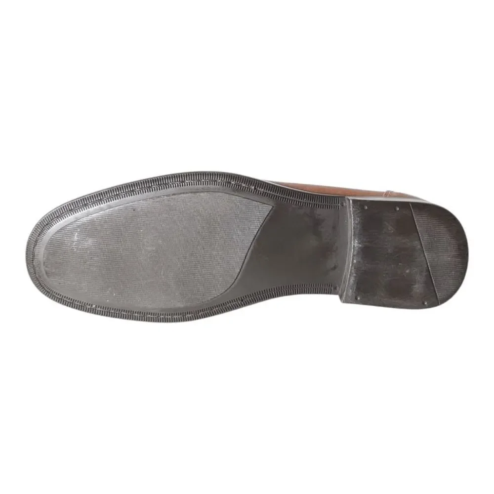 SANDRO MOSCOLONI Diego Brown Leather Loafer Size 11D